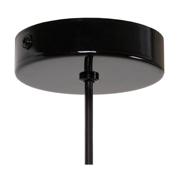 Lucide MACARONS - Pendant light - Ø 24,5 cm - 1xE27 - Black - detail 3